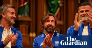 Pirlo out of Italy football top job after backlash over Russian betting firm links