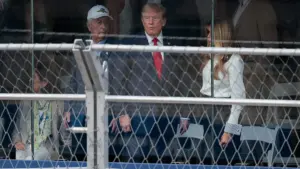 Trump arrives at high-speed IndyCar race through Washington's streets